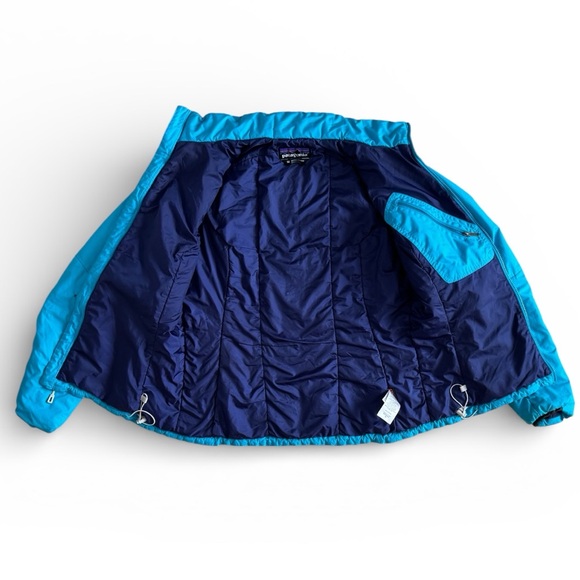 Patagonia Packable Puffer Jacket Outdoor Gorpcore Hiking Travel Turquoise Blue M - Picture 5 of 13
